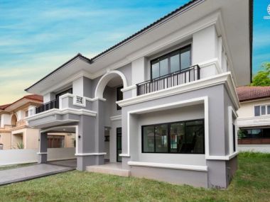 (**Sold out**) บ้านเดี่ยว ม.มัณฑนา วัดพระเงิน ใกล้เซ็นทรัลเวสต์เกต รถไฟฟ้าสายสีม่วง สถานีตลาดบางใหญ่ และ ทางด่วนศรีรัช