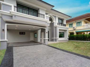 (**Sold out**) บ้านเดี่ยว ม.มัณฑนา วัดพระเงิน ใกล้เซ็นทรัลเวสต์เกต รถไฟฟ้าสายสีม่วง สถานีตลาดบางใหญ่ และ ทางด่วนศรีรัช