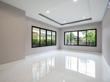 (**Sold out**) บ้านเดี่ยว ม.มัณฑนา วัดพระเงิน ใกล้เซ็นทรัลเวสต์เกต รถไฟฟ้าสายสีม่วง สถานีตลาดบางใหญ่ และ ทางด่วนศรีรัช