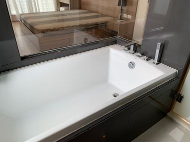 For rent! !! at Rhythm Sukhumvit 50 2 Bedroom 2 Bathroom 34, 000/month Fully furnished (can negotiate )