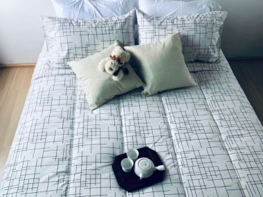 A space for sale, Sukhumvit 77, 6th floor, G building, 35 sqm., beautiful room, good view, no block