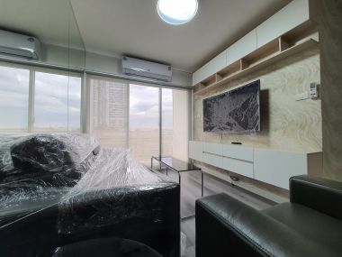New Fully Renovated Room for Rent at S.V. City Condo Rama III 2 bedrooms 65 sqm. River View