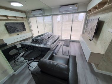 New Fully Renovated Room for Rent at S.V. City Condo Rama III 2 bedrooms 65 sqm. River View