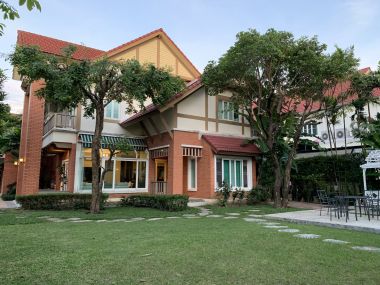 House for sale, luxury house, Laddarom Elegance, Kaset Nawamin, The owner takes good care of the house.