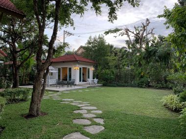 House for sale, luxury house, Laddarom Elegance, Kaset Nawamin, The owner takes good care of the house.