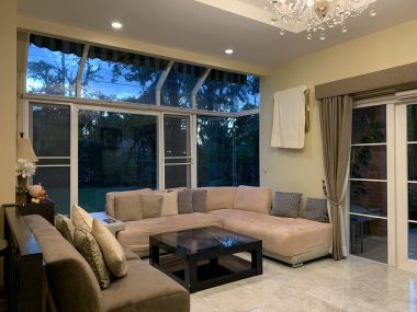 House for sale, luxury house, Laddarom Elegance, Kaset Nawamin, The owner takes good care of the house.