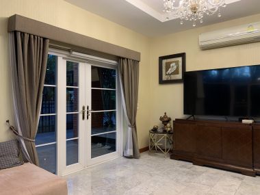 House for sale, luxury house, Laddarom Elegance, Kaset Nawamin, The owner takes good care of the house.