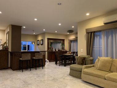 House for sale, luxury house, Laddarom Elegance, Kaset Nawamin, The owner takes good care of the house.