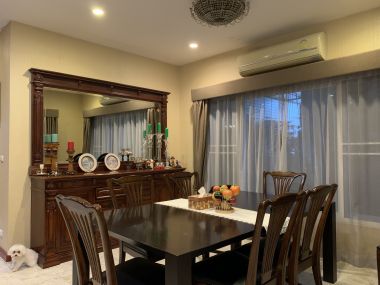 House for sale, luxury house, Laddarom Elegance, Kaset Nawamin, The owner takes good care of the house.