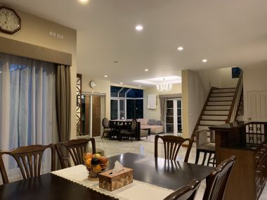 House for sale, luxury house, Laddarom Elegance, Kaset Nawamin, The owner takes good care of the house.