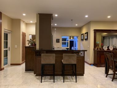 House for sale, luxury house, Laddarom Elegance, Kaset Nawamin, The owner takes good care of the house.