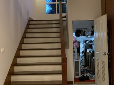 House for sale, luxury house, Laddarom Elegance, Kaset Nawamin, The owner takes good care of the house.