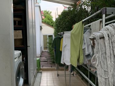 House for sale, luxury house, Laddarom Elegance, Kaset Nawamin, The owner takes good care of the house.