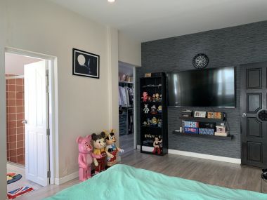 House for sale, luxury house, Laddarom Elegance, Kaset Nawamin, The owner takes good care of the house.