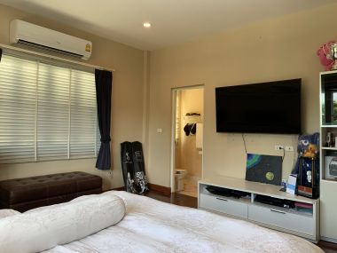 House for sale, luxury house, Laddarom Elegance, Kaset Nawamin, The owner takes good care of the house.