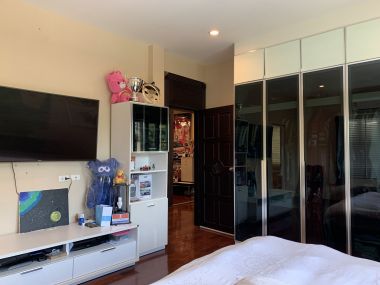 House for sale, luxury house, Laddarom Elegance, Kaset Nawamin, The owner takes good care of the house.