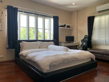 House for sale, luxury house, Laddarom Elegance, Kaset Nawamin, The owner takes good care of the house.