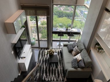 For rent at ASHTON MORPH 38 Type Duplex 1 Bedroom 35, 000THB/month Fully furnished