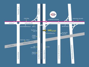 เช่าคอนโด we condo  เอกมัย-รามอินทรา 1 นอน 1 น้ำ 8,000 บ. การเดินทางสะดวกทุกทิศทาง (เช่าวันนี้ มีของแถมด้วย)