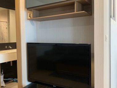 คอนโดให้เช่าริทึ่ม รัชดา-ห้วยขวาง เพียง 16,000บาท/เดือน 1 ห้องนอน 1 ห้องน้ำ 36 ตรม. ใกล้ MRT ห้วยขวาง เฟอร์นิเจอร์ครบพร้อมเข้าอยู่