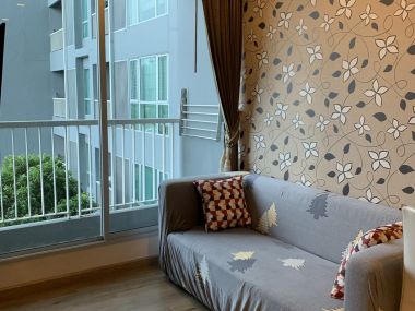 Condo Rhythm Sukhumvit 50 ขนาด35 ตรม ชั้น8 วิวสวน ปล่อยเช่า 18,000฿ต่อเดือนสัญญา1 ปี มัดจำ ล่วงหน้าหน้า 2 เดือน