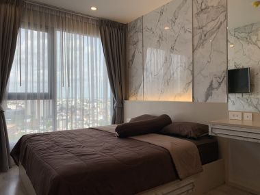 For rent at IDEO Mobi Sukhumvit 66 2 Bedroom 1 Bathroom 28,000THB/month Fully furnished