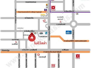 บ้านแฝด ม.โมดิวิลล่า ปิ่นเกล้า-วงแหวน บนทำเลเดินทางสะดวก เชื่อมต่อ ถ.กาญจนาภิเษก ใกล้ ทางด่วนศรีรัช และ เซ็นทรัลเวสต์เกต