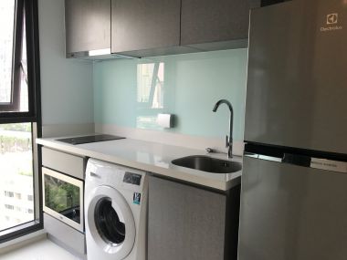 Well-designed one bedroom for rent with nice garden view at Rhythm Sukhumvit 36/38 (BTS Thonglor) by owner.