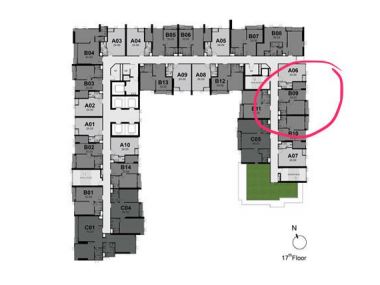 Well-designed one bedroom for rent with nice garden view at Rhythm Sukhumvit 36/38 (BTS Thonglor) by owner.