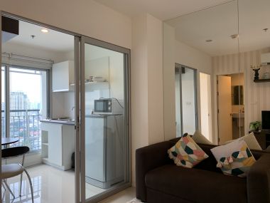 คอนโดให้เช่า Aspire Sukhumvit 48 ขนาด 1 ห้องนอน 26 ตรม. ใกล้ BTS พระโขนง เฟอร์นิเจอร์ครบพร้อมเข้าอยู่