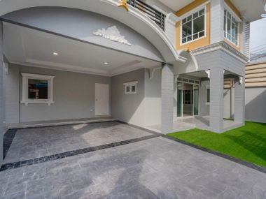 บ้านเดี่ยว ม.ปัญฐิญา1 พระราม5 เชื่อมต่อถนนหลายสาย ใกล้รถไฟฟ้า สถานีแยกติวานนท์