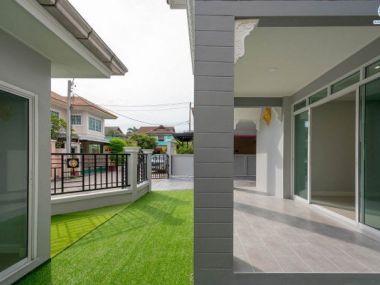 บ้านเดี่ยว ม.ปัญฐิญา1 พระราม5 เชื่อมต่อถนนหลายสาย ใกล้รถไฟฟ้า สถานีแยกติวานนท์