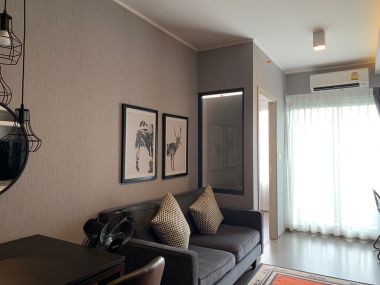 คอนโดให้เช่า Ideo Sukhumvit 93 ขนาด 1 ห้องนอน 35 ตรม. เฟอร์นิเจอร์ครบพร้อมเข้าอยู่