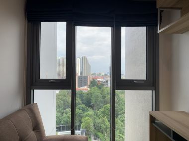 คอนโดให้เช่า Whizdom Connect Sukhumvit 2 ห้องนอน 1 ห้องน้ำ 38 ตรม. เฟอร์นิเจอร์ครบพร้อมเข้าอยู่