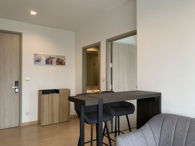 คอนโดให้เช่า Whizdom Connect Sukhumvit 2 ห้องนอน 1 ห้องน้ำ 38 ตรม. เฟอร์นิเจอร์ครบพร้อมเข้าอยู่