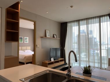 For rent! at Aequa Residents Sukhumvit 49 1 Bedroom 1 Bathroom 56 sqm. 45,000 THB/month Fully furnished