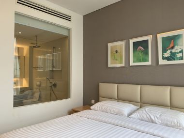 For rent! at Aequa Residents Sukhumvit 49 1 Bedroom 1 Bathroom 56 sqm. 45,000 THB/month Fully furnished