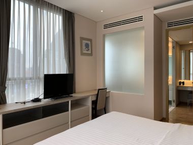 For rent! at Aequa Residents Sukhumvit 49 1 Bedroom 1 Bathroom 60 sqm. 50,000 THB/month Fully furnished