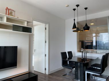 ปล่อยเช่า! The room Sukhumvit 62 ราคาพิเศษเพียง 38,000บาท/เดือน ชั้นสูง วิวสวย 2 ห้องนอนขนาดใหญ่ 77ตรม. ใกล้ BTS ปุณณวิถี เฟอร์นิเจอร์ครบพร้อมเข้าอยู่