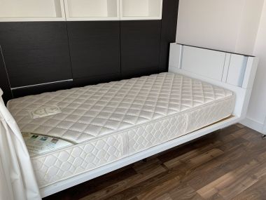 ปล่อยเช่า! The room Sukhumvit 62 ราคาพิเศษเพียง 35,000บาท/เดือน ชั้นสูง วิวสวย 2 ห้องนอนขนาดใหญ่ 75ตรม. ใกล้ BTS ปุณณวิถี เฟอร์นิเจอร์ครบพร้อมเข้าอยู่