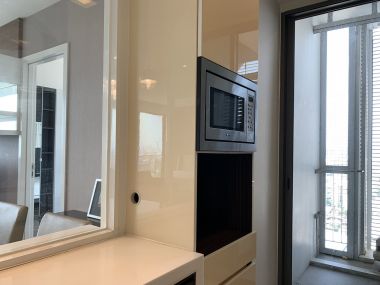 ปล่อยเช่า! The room Sukhumvit 62 ราคาพิเศษเพียง 35,000บาท/เดือน ชั้นสูง วิวสวย 2 ห้องนอนขนาดใหญ่ 75ตรม. ใกล้ BTS ปุณณวิถี เฟอร์นิเจอร์ครบพร้อมเข้าอยู่