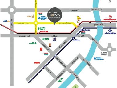 (SOLD OUT) ทาวน์โฮม 2 ชั้น โกลเด้น ทาวน์ ปิ่นเกล้า - จรัญสนิทวงศ์ ใกล้เซ็นทรัล ปิ่นเกล้า แต่งใหม่ พร้อมอยู่