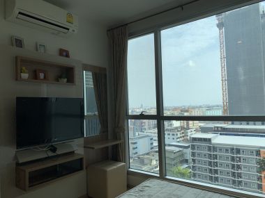 คอนโดให้เช่าริทึ่ม รัชดา-ห้วยขวาง เพียง 15,000บาท/เดือน 1 ห้องนอน 1 ห้องน้ำ 36 ตรม. ใกล้ MRT ห้วยขวาง เฟอร์นิเจอร์ครบพร้อมเข้าอยู่