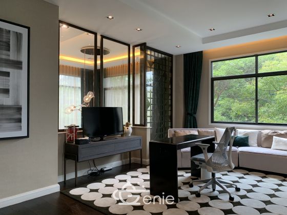 For sale!! Single house The Gentri Sukhumvit 4 bedrooms 4 bathrooms price only 45,000,000 baht transfer 50/50 model house fully furnished