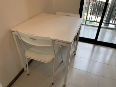 ปล่อยเช่า! The Base Park West Sukhumvit 77 1 ห้องนอน 1 ห้องน้ำ 25 ตรม. ราคาเพียง 10,000 บาท/เดือนใกล้ BTS พระโขนง เฟอร์นิเจอร์ครบพร้อมเข้าอยู่