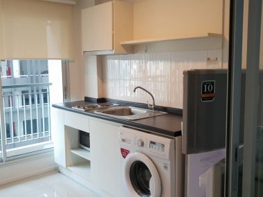 ให้เช่า! Aspire Rama9 1 ห้องนอน 1 ห้องน้ำ 32ตรม. เพียง 12,000 บาท/เดือน เฟอร์นิเจอร์ครบพร้อมเข้าอยู่ รหัส K-0015