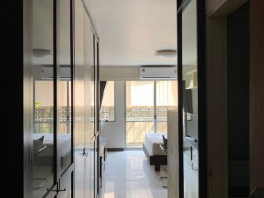 Rent out! Raintree Villa for only 13,000 baht/month Studio 1 bathroom 32 sq m. Near BTS Thong Lo, fully furnished, ready to move in Code  2806