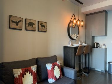 คอนโดให้เช่า Ideo Sukhumvit 93 ขนาด 1 ห้องนอน ราคาเพียง 19,000บาท/เดือน 35 ตรม. ใกล้ BTS ปุณณวิถี เฟอร์นิเจอร์ครบพร้อมเข้าอยู่