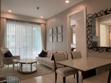 Rent/Sale! at 26,500,000 transfer 50/50 Q Langsuan 2 Bedroom 2  Bathroom 73 Sqm. 75,000THB/Month Fully furnished