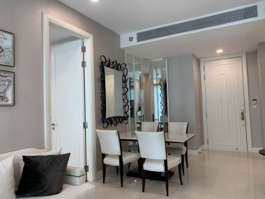 Rent/Sale! at 26,500,000 transfer 50/50 Q Langsuan 2 Bedroom 2  Bathroom 73 Sqm. 75,000THB/Month Fully furnished